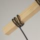 Pendule, Lustre suspendate - Lustra din lemn cu 4 pendule design rustic Woody