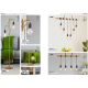 Pendule, Lustre suspendate - Lustra din lemn cu 4 pendule design rustic Woody