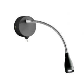Aplice, corpuri de iluminat pentru pereti - Aplica flexibila cu reader LED design minimalist Flexy Wall