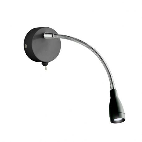 Aplice, corpuri de iluminat pentru pereti - Aplica flexibila cu reader LED design minimalist Flexy Wall