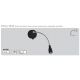 Aplice, corpuri de iluminat pentru pereti - Aplica flexibila cu reader LED design minimalist Flexy Wall