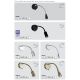Aplice, corpuri de iluminat pentru pereti - Aplica flexibila cu reader LED design minimalist Flexy Wall