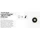 Spoturi incastrabile spatii comerciale - Spot LED incastrabil TULIPA Black recessed downlight 10W 24° 2700K CRI90 triac