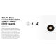 Spoturi incastrabile spatii comerciale - Spot LED incastrabil TULIPA Black recessed downlight 10W 24° 3000K CRI90 casambi