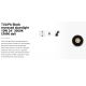 Spoturi incastrabile spatii comerciale - Spot LED incastrabil TULIPA Black recessed downlight 10W 24° 3000K CRI90 dali