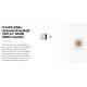 Spoturi incastrabile spatii comerciale - Spot LED incastrabil TULIPA White recessed downlight 10W 24° 4000K CRI90 casambi