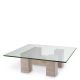 Masute Living - Masuta design LUX din travertin Ikal 100x100cm