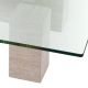 Masute Living - Masuta design LUX din travertin Ikal 100x100cm