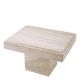 Masute Living - Masuta design LUX din travertin Sartoria 50x65cm