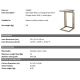 Masute Living - Masuta laterala design LUX Marcus alama vintage