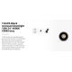 Spoturi incastrabile spatii comerciale - Spot LED incastrabil TULIPA Black recessed downlight 10W 24° 4000K CRI90 triac