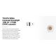 Spoturi incastrabile spatii comerciale - Spot LED incastrabil TULIPA White recessed downlight 10W 36° 2700K CRI90 casambi