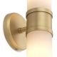 Aplice, corpuri de iluminat pentru pereti - Aplica de perete design LUX Claridges Double alama antic/ alabastru