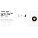 Spoturi incastrabile spatii comerciale - Spot LED incastrabil TULIPA Black recessed downlight 10W 55° 2700K CRI90 triac