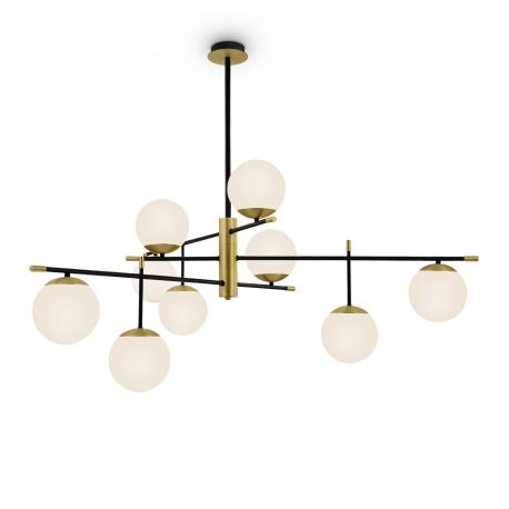 Candelabre, Lustre - Lustra moderna cu 9 surse de lumina Nostalgia