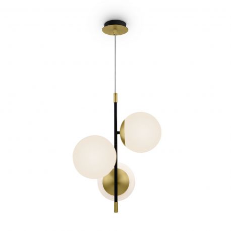 Pendule, Lustre suspendate - Lustra moderna cu 3 surse de lumina Nostalgia