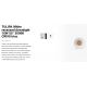 Spoturi incastrabile spatii comerciale - Spot LED incastrabil TULIPA White recessed downlight 10W 55° 3000K CRI90 triac
