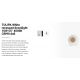 Spoturi incastrabile spatii comerciale - Spot LED incastrabil TULIPA White recessed downlight 10W 55° 4000K CRI90 dali