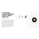 Spoturi incastrabile spatii comerciale - Spot LED incastrabil TULIPA Black recessed downlight 10W 55° 4000K CRI90 triac