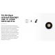 Spoturi incastrabile spatii comerciale - Spot LED incastrabil TULIPA Black recessed downlight 10W 15° 2700K CRI90 dali IP44