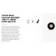 Spoturi incastrabile spatii comerciale - Spot LED incastrabil TULIPA Black recessed downlight 10W 15° 4000K CRI90 dali IP44