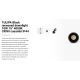 Spoturi incastrabile spatii comerciale - Spot LED incastrabil TULIPA Black recessed downlight 10W 15° 4000K CRI90 casambi IP44