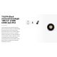 Spoturi incastrabile spatii comerciale - Spot LED incastrabil TULIPA Black recessed downlight 10W 24° 2700K CRI90 dali IP44