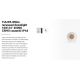 Spoturi incastrabile spatii comerciale - Spot LED incastrabil TULIPA White recessed downlight 10W 24° 4000K CRI90 casambi IP44