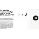 Spoturi incastrabile spatii comerciale - Spot LED incastrabil TULIPA Black recessed downlight 10W 36° 3000K CRI90 casambi IP44