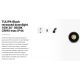 Spoturi incastrabile spatii comerciale - Spot LED incastrabil TULIPA Black recessed downlight 10W 36° 3000K CRI90 triac IP44