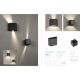 Aplice - Aplica de perete iluminat exterior ambiental IP65 LED Strand adjustable
