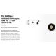 Spoturi incastrabile spatii comerciale - Spot LED incastrabil TULIPA Black recessed downlight 10W 55° 2700K CRI90 IP44