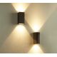 Aplice - Aplica de perete iluminat exterior Up&Down IP65 LED Lanesborough