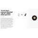 Spoturi incastrabile spatii comerciale - Spot LED incastrabil TULIPA Black recessed downlight 10W 55° 3000K CRI90 dali IP44