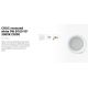 Spoturi incastrabile spatii comerciale - Spot LED incastrabil CROC IP44 recessed white 9W 10cm 90 grade 3000K CRI90