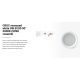 Spoturi incastrabile spatii comerciale - Spot LED incastrabil CROC IP44 recessed white 9W 10cm 90 grade 3000K CRI90 casambi
