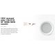 Spoturi incastrabile spatii comerciale - Spot LED incastrabil CROC IP44 recessed white 13W 13,5cm 90 grade 3000K CRI90 casambi