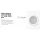 Spoturi incastrabile spatii comerciale - Spot LED incastrabil CROC IP44 recessed white 13W 13,5cm 90 grade 3000K CRI90 triac