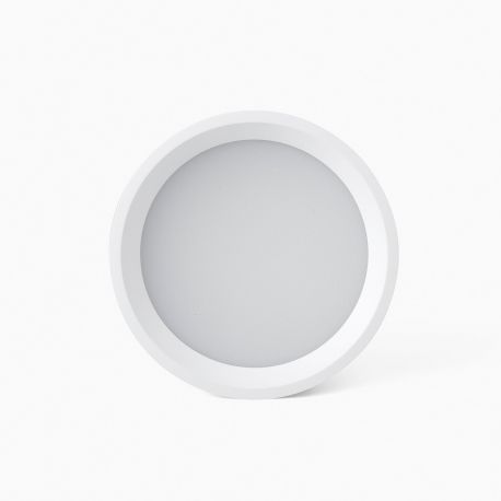 Spoturi incastrabile spatii comerciale - Spot LED incastrabil CROC IP44 recessed white 13W 18cm 90 grade 2700K CRI90 triac