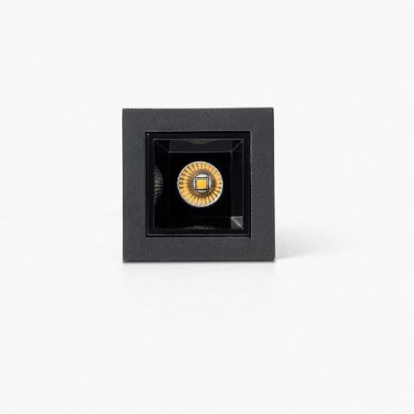 Spoturi incastrabile spatii comerciale - Mini Spot LED incastrabil TROOP recessed black-black 2W 36° 2700K CRI90