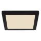 Plafoniere - Plafoniera LED design modern LASSE negru 21,7x21,7cm