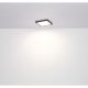 Plafoniere - Plafoniera LED design modern LASSE negru 21,7x21,7cm