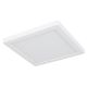 Plafoniere - Plafoniera LED design modern LASSE alb 21,7x21,7cm