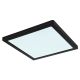 Plafoniere - Plafoniera LED design modern LASSE negru 29,1x29,1cm