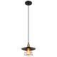 Pendule, Lustre suspendate - Pendul design clasic Viejo negru mat, cupru 22cm