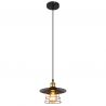 Pendul design clasic Viejo negru mat, cupru 22cm