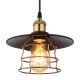 Pendule, Lustre suspendate - Pendul design clasic Viejo negru mat, cupru 22cm
