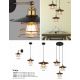 Pendule, Lustre suspendate - Pendul design clasic Viejo negru mat, cupru 22cm