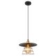 Pendule, Lustre suspendate - Pendul design clasic Viejo negru mat, cupru 30cm