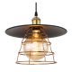 Pendule, Lustre suspendate - Pendul design clasic Viejo negru mat, cupru 30cm